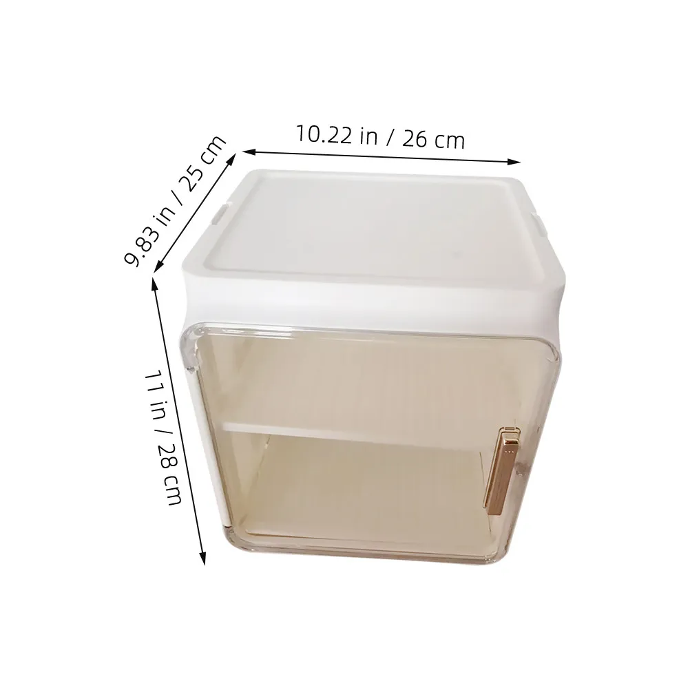 Modern Minimalist Cup Rack Stand Dustproof Drink Organizer with Quick-Dry Drainboard for Mugs Teacups Glasses Countertop Kitchen