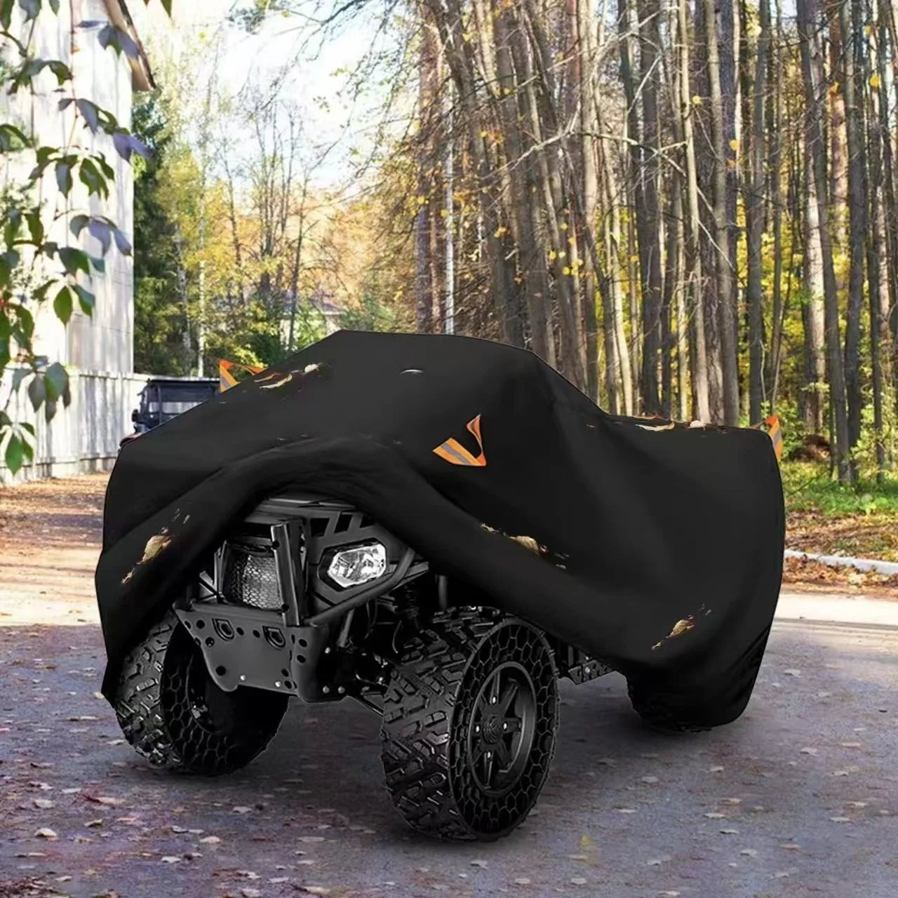 Beach bike cover ATV universal waterproof motorcycle scooter kart dustproof and UV resistant black