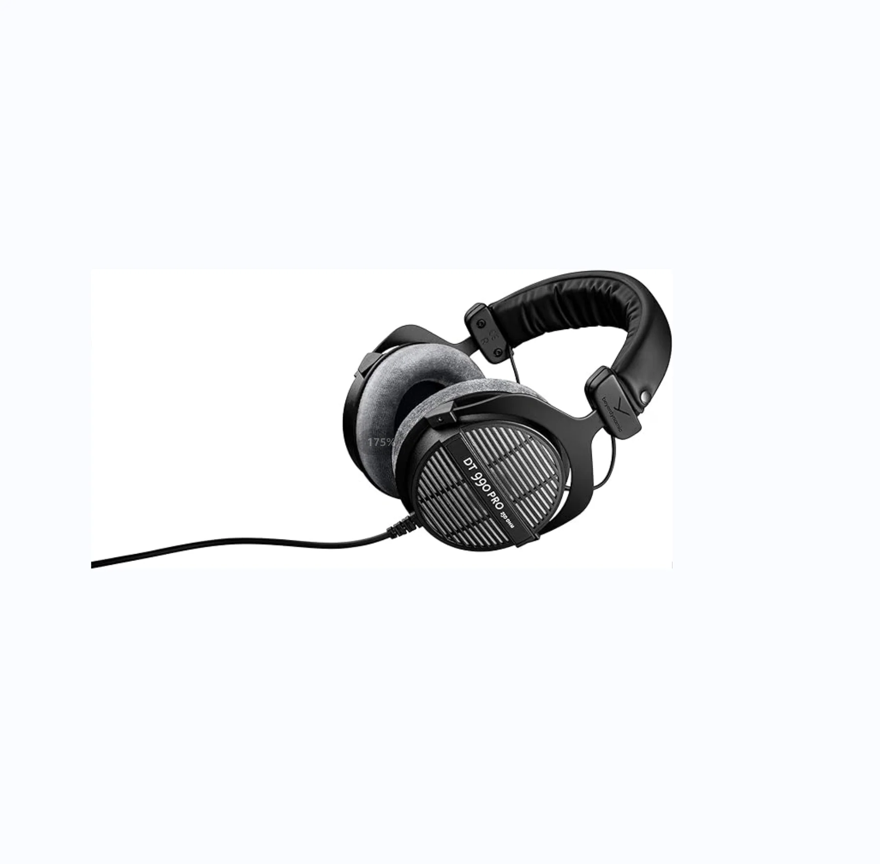 Beyerdynamic dt990 Pro 250ohm over-the-ear studio monitor headphones - open stereo construction, wired（Gray）