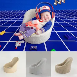 Mini sofá para fotografía de recién nacido, accesorios de estudio, cubierta de silla para sesión de fotos de bebé, accesorios para fotos infantiles