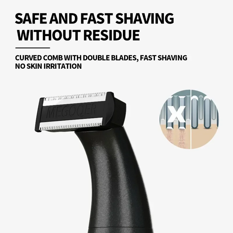 Xiaomi-Youpin Removedor de Cabelo Elétrico Recarregável para Mulheres, Lady Shaver, Aparador De Pêlos Nariz, Sobrancelha Shaper, Perna Bikini Depilator