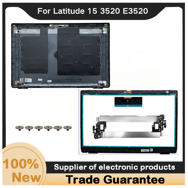 New For Kailxuling Latitude 15 3520 E3520 LCD Back Cover /Front Bezel 0X5CF4/ Upper Palmrest / Bottom Case Hinges 0G50DR 0GCK6R