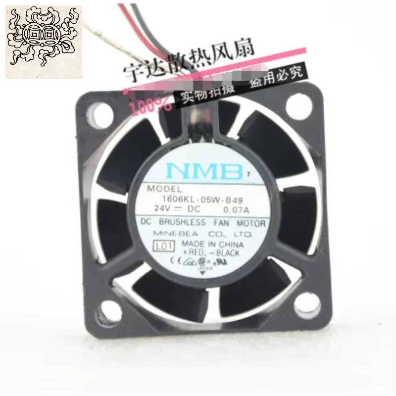 

Ltsf For NMB 1606KL-05W-B49 L01 DC 24V 0.07A 40x40x15mm 3-Wire Server Cooling Fan