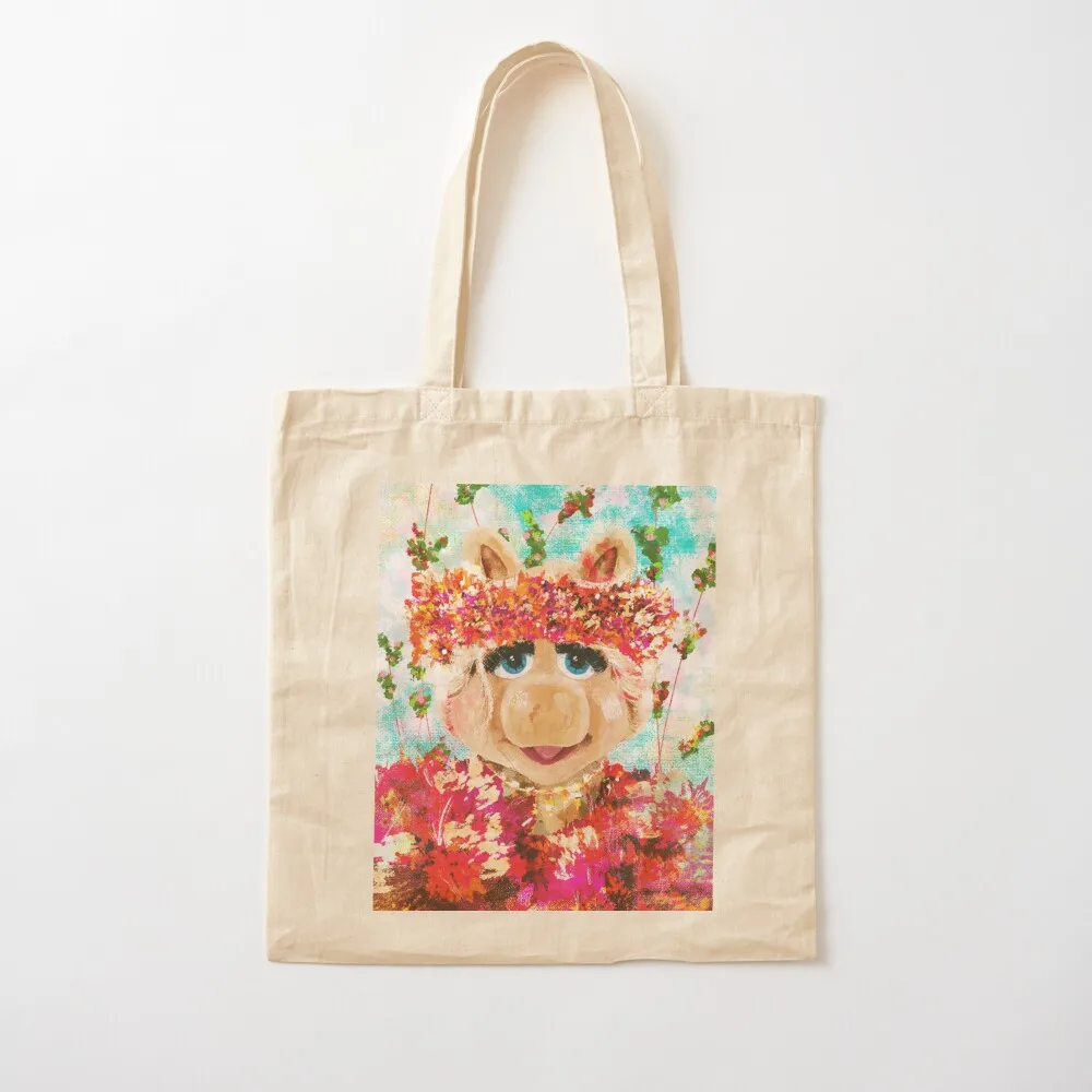 

Miss Piggy Art Tote Bag large tote Shopper woman Canvas