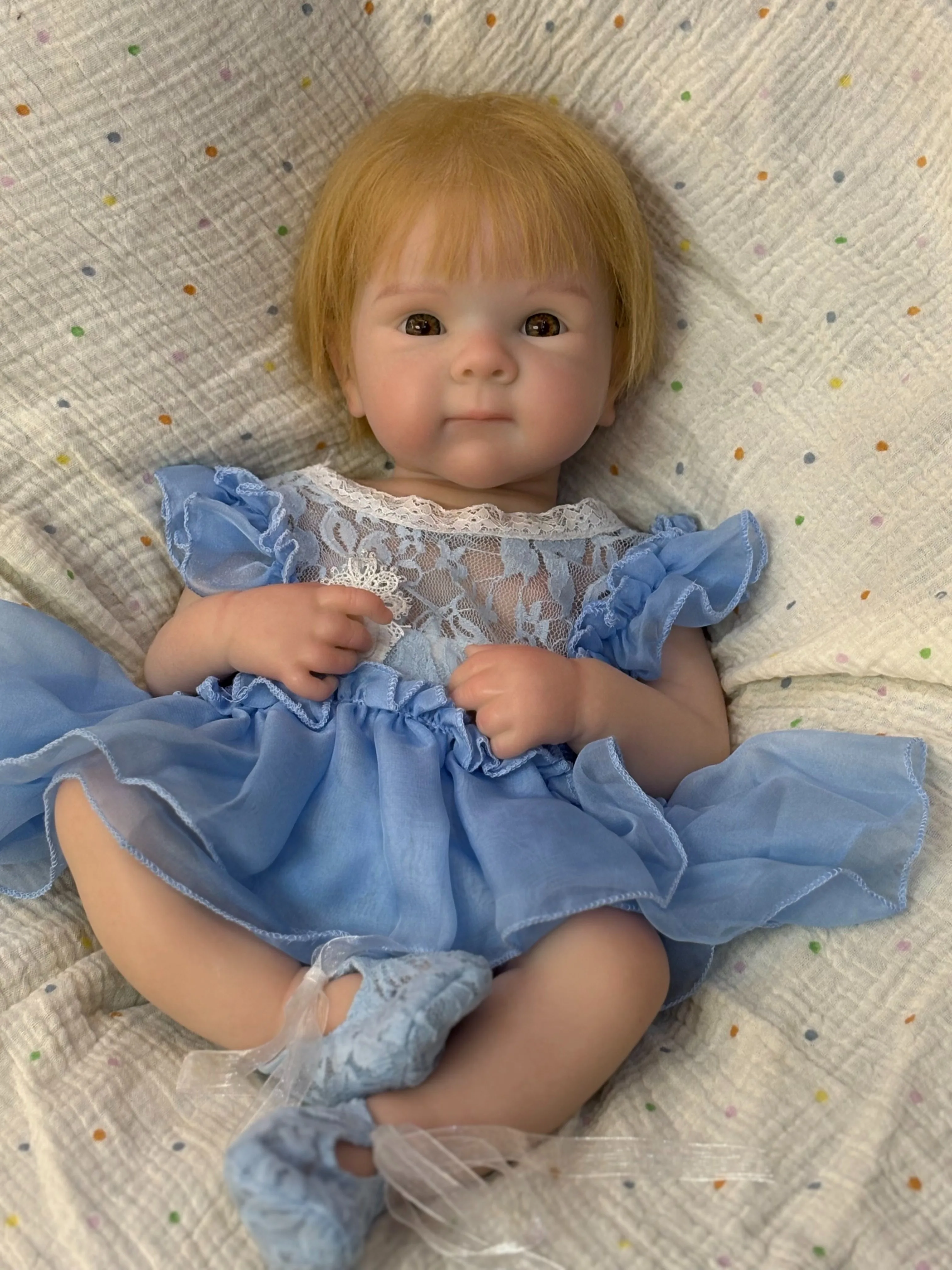 ムニェカ リボーンドール ベベ 18インチ 手植えヘア ベティ シリコン リボーンドール 女の子 ソフトでリアルなクリスマス 誕生日プレゼント