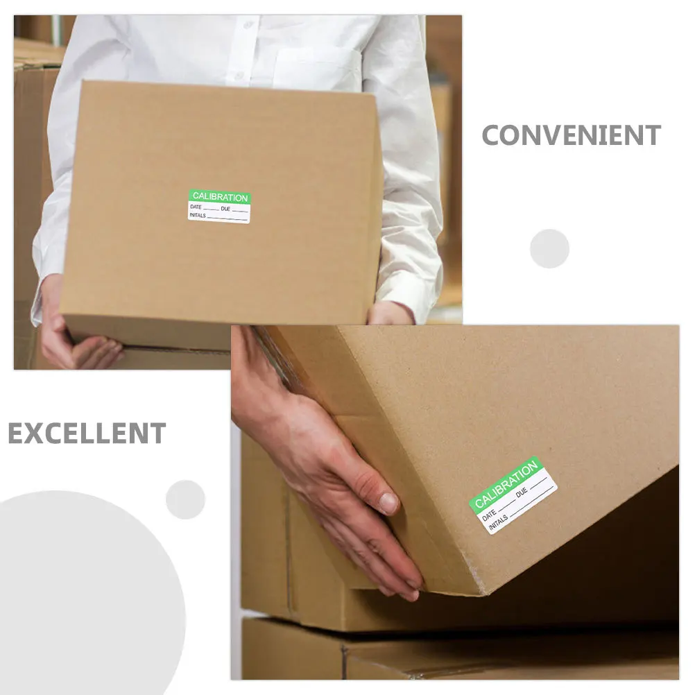 300pcs 2 Rolls Blank Write-On Calibration Labels Self-Adhesive Waterproof Stickers For Quality Control Inspection Storage Bins