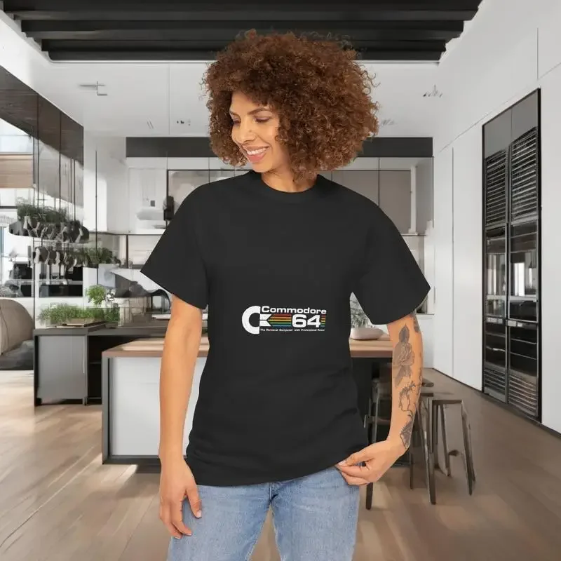 Commodore 64 Retro Christmas T Shirt Urban Cotton