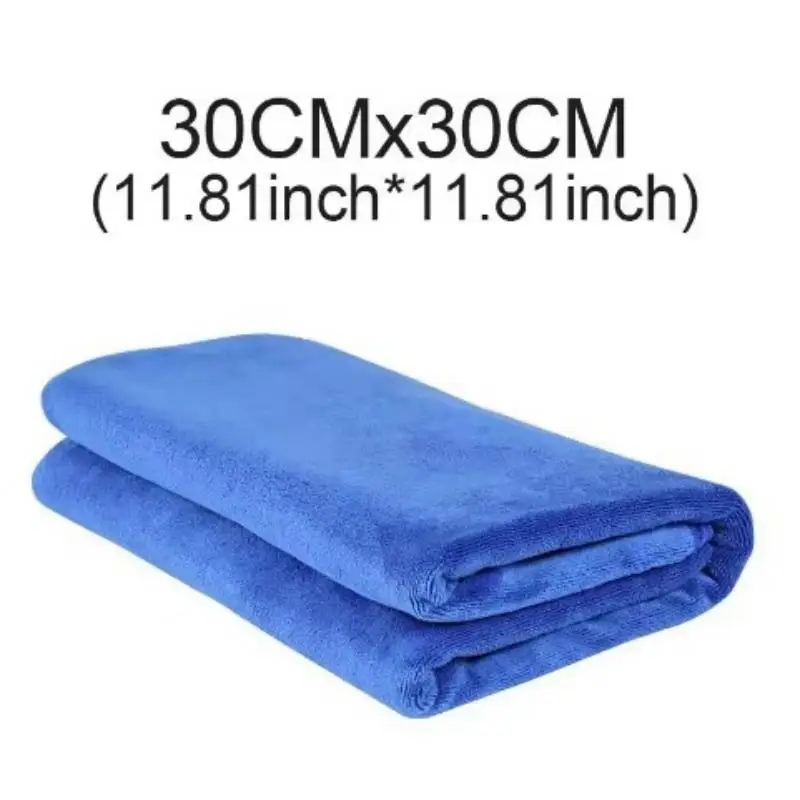 5/10PCS 30x30cm Microfiber Cleaning Clothes Lint Free Towel Reusable Cleaning Towels Super Absorbent for Car Window Household