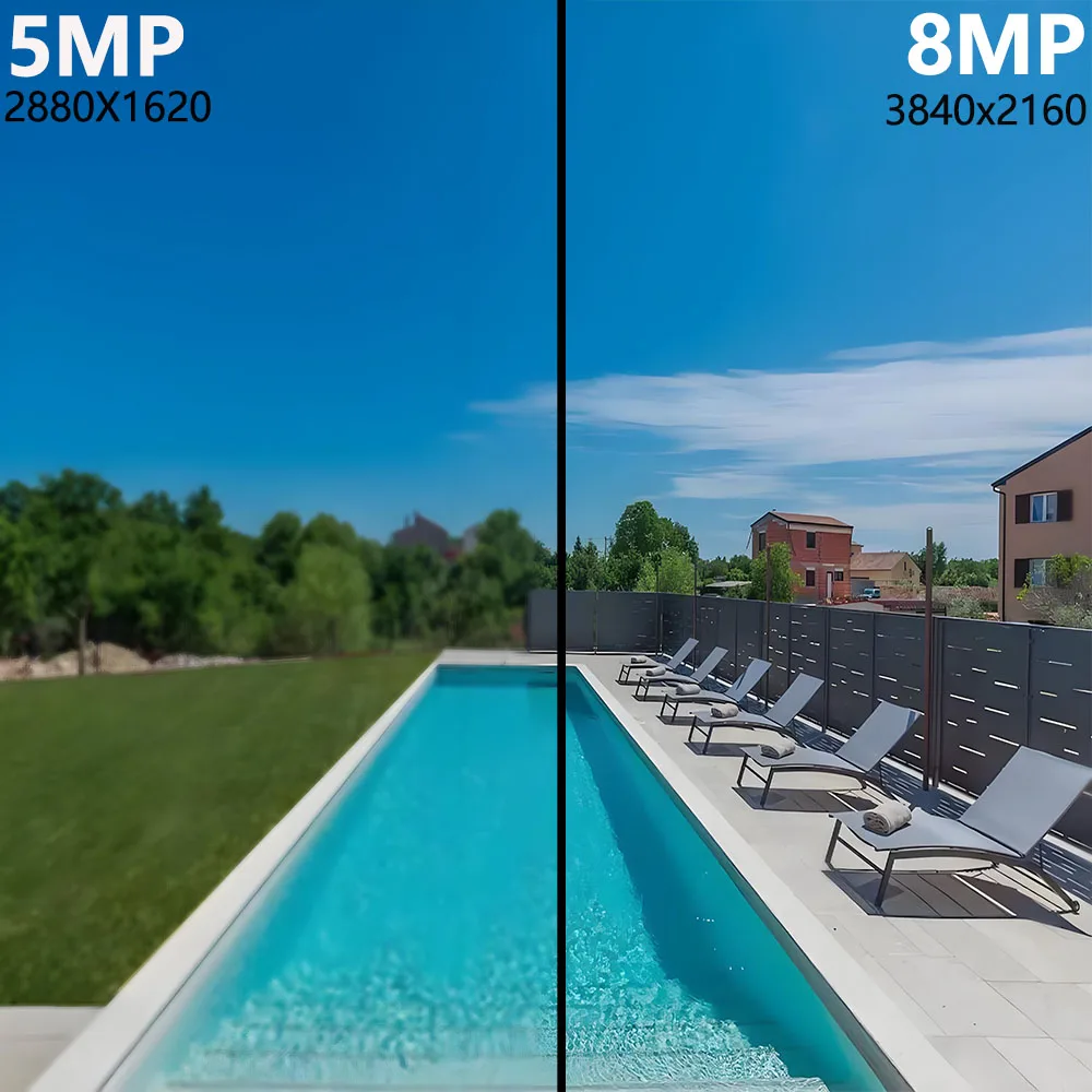 HJT 8MP 4K IP камера Wifi Outdoor Surveillance Home Securtiy 3.6mm CCTV Wi Fi камера 5MP Video Wi-Fi Waterproof