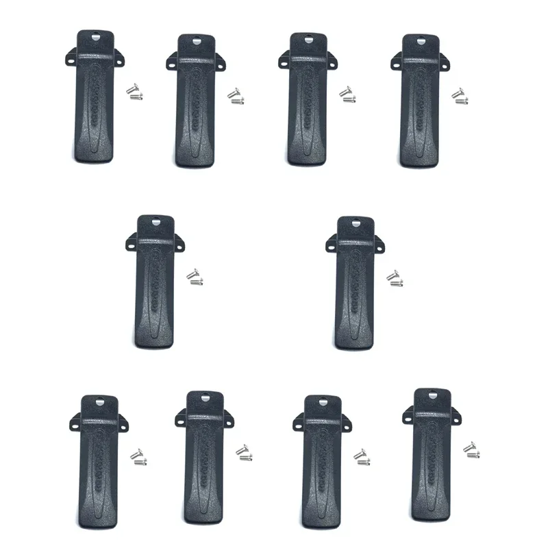 Lot 10pcs KBH-10 Belt Clip for KENWOOD TK-3206 TK-2206 TH-D7 TH-F6 TH-F7 TK-2207 TK-2307 TK-2212 TK-3402 TK-2406 TK-3301 Radio