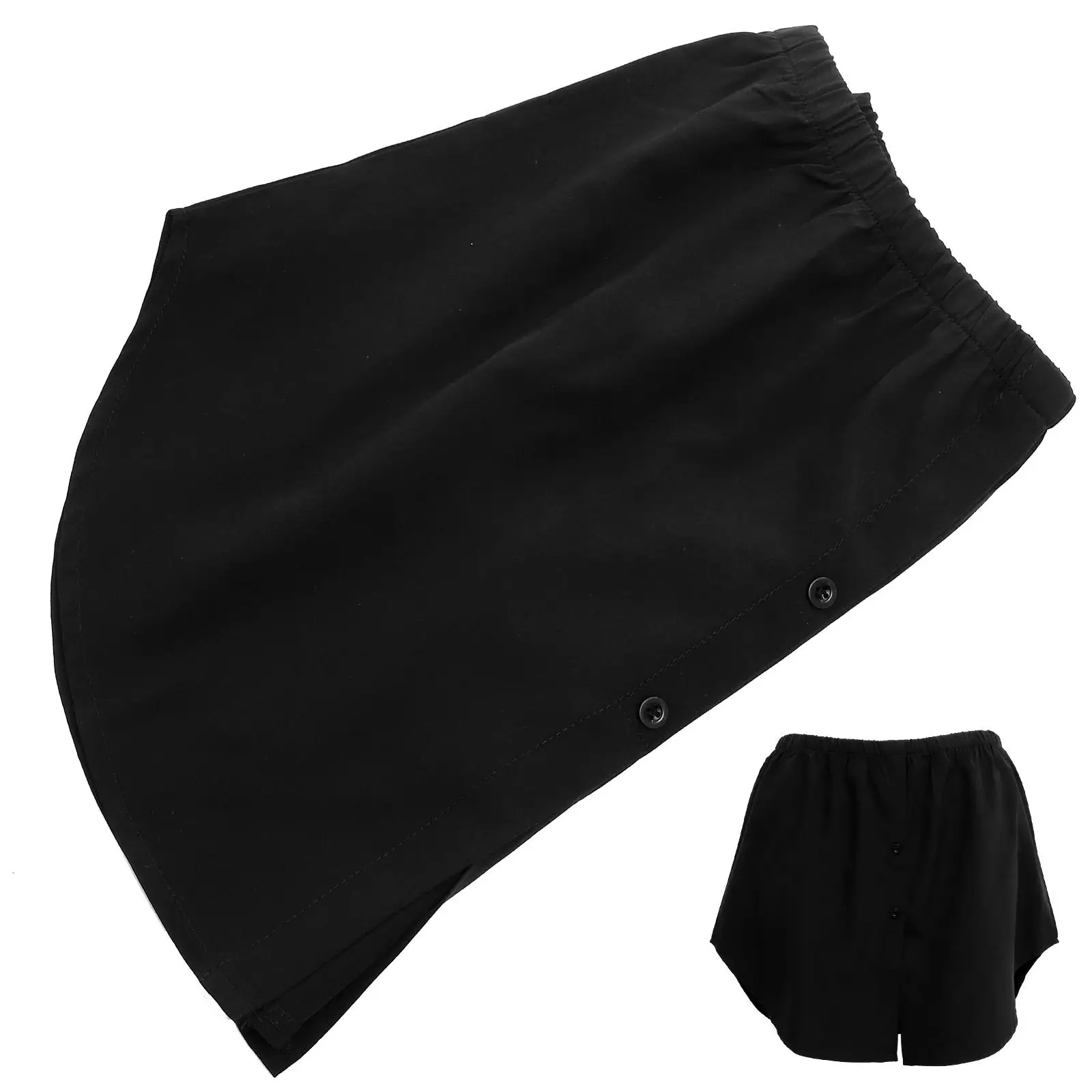 

Fake Shirt Skirt Skirts Extenders for Women Layerin Sleeveless Length Polyester Layering Baby