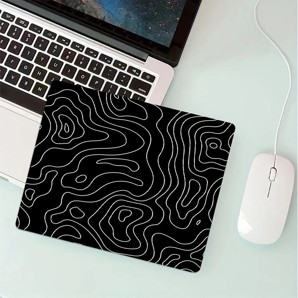 Texture Mouse Pad Multiple Sizes Large Square Computer Office Game Table Mats Rubber Anti-slip Mousepads Small Decor Desk Pads