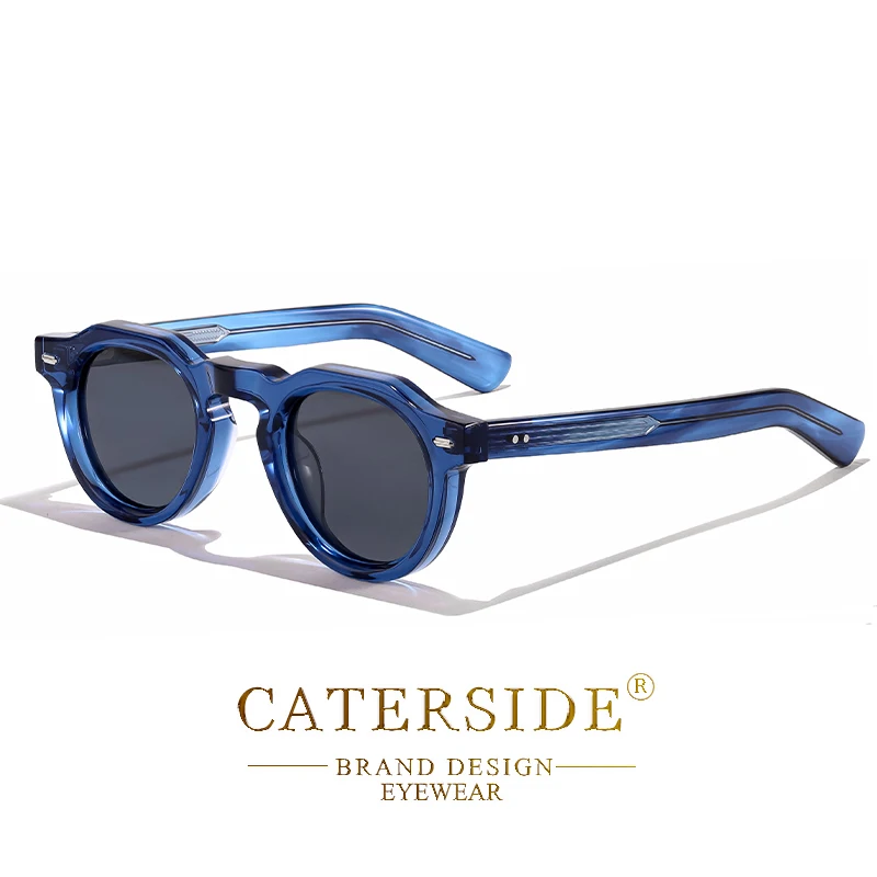 CATERSIDE Acetat-Sonnenbrille für Herren, polarisiert, kleiner Rahmen, hochwertige Sonnenbrille für Damen, Party, Reisen, Outdoor-Brille – Detail 16