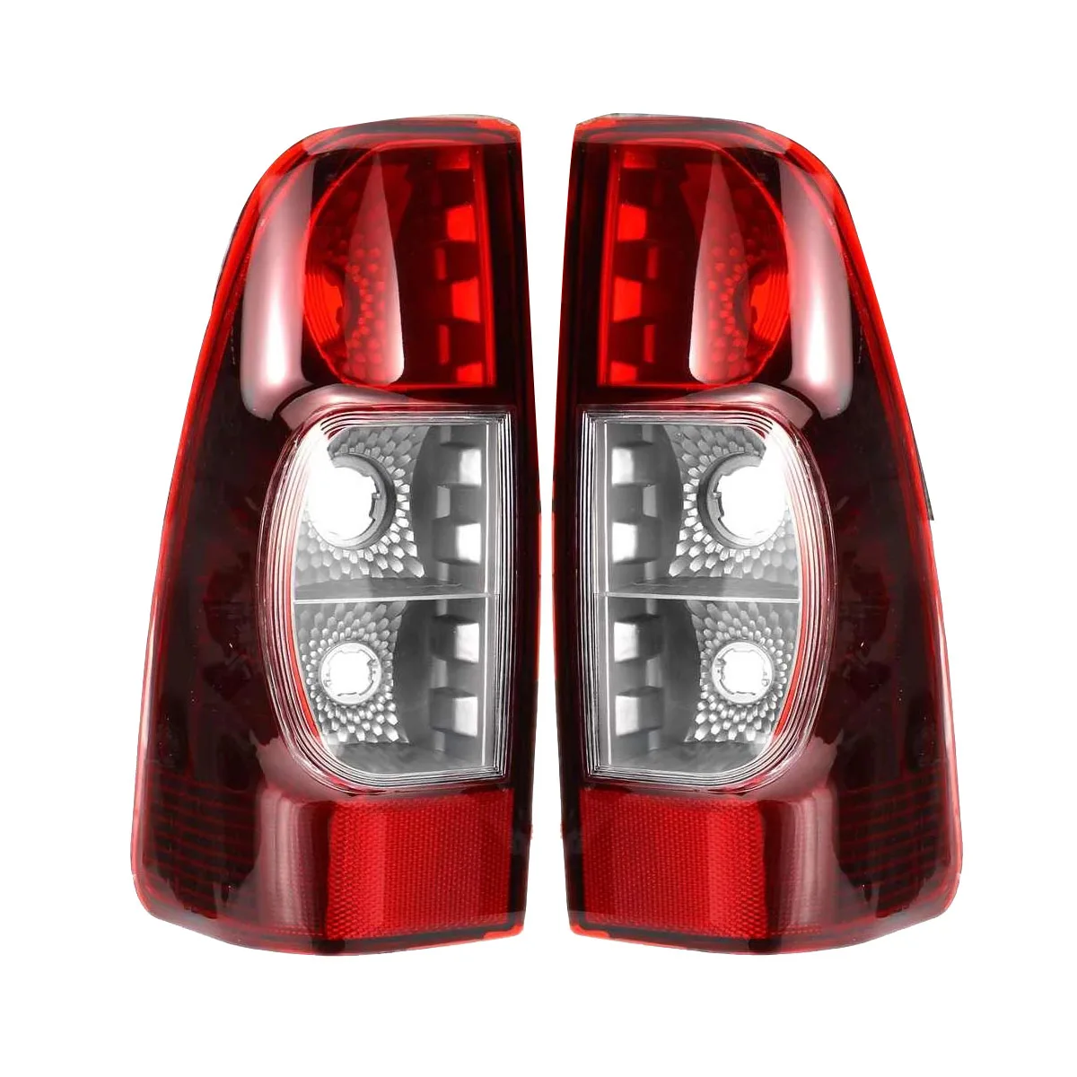 2Pcs Car Rear Taillight Brake Lamp Tail Lamp Without Bulb for Rodeo DMax Pickup 2007 2008 2009 2010 2011