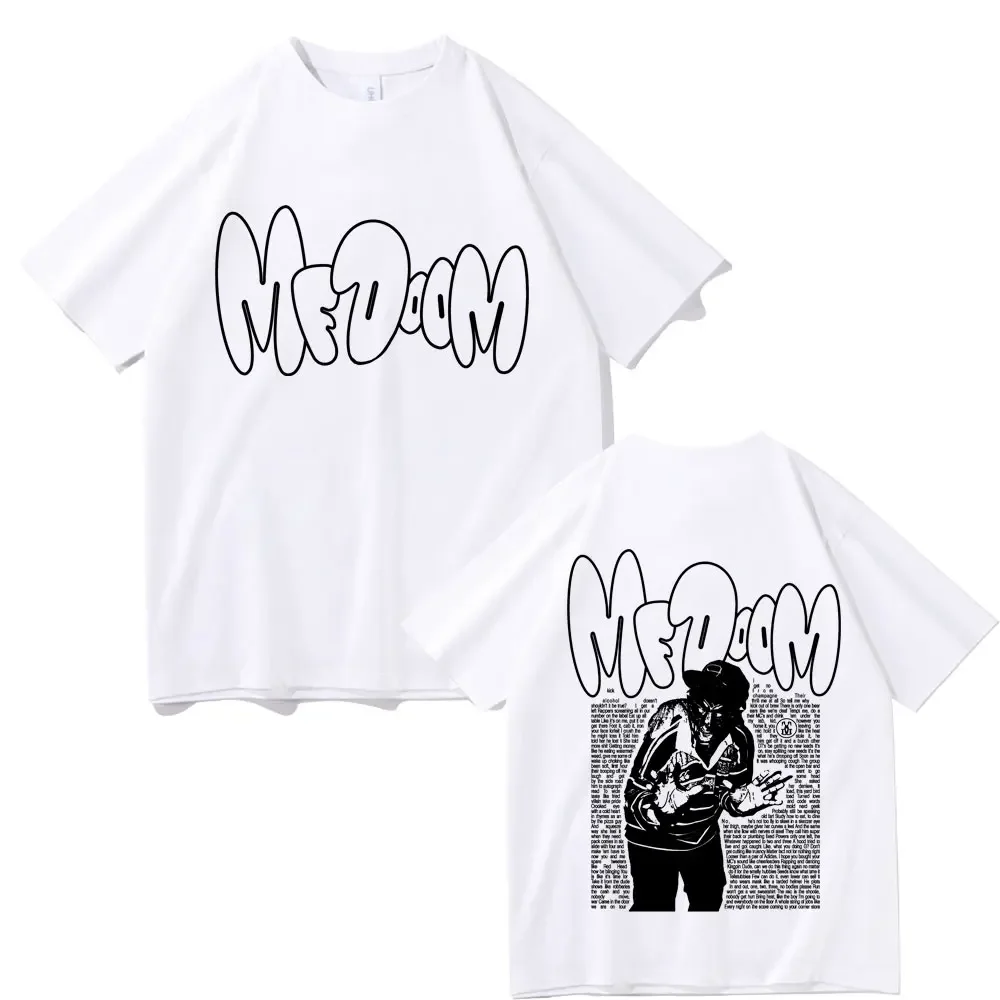 

Rapper Album Pattern Print Summer T-shirt Heavy Shoulder Hip Hop Comfortable Loose 100% cotton crew neck short sleeve T-shirt
