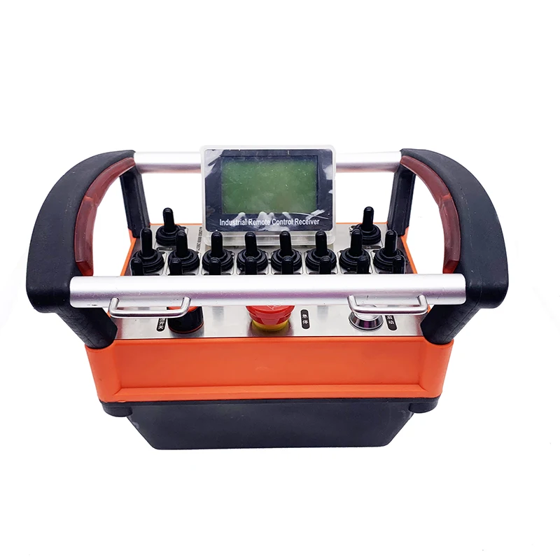 Industrial Wireless Radio Remote Control Transmitter & Receiver with Hydraulic Proportional Joystick for Crane, Excavator &Truck