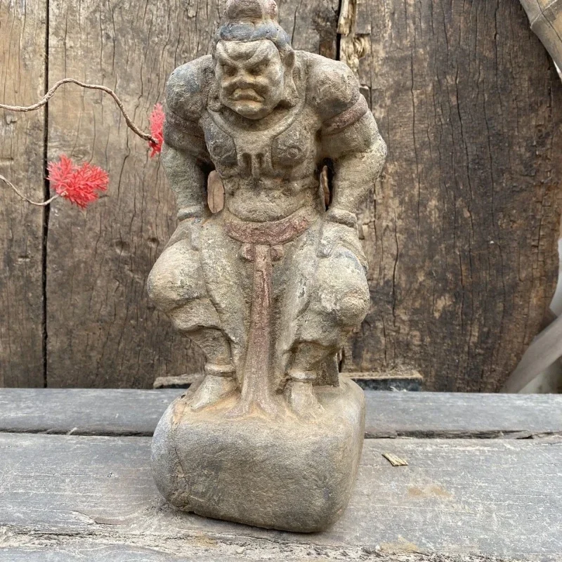 Stone Buddha statue antique stone carving ornament study furnishings