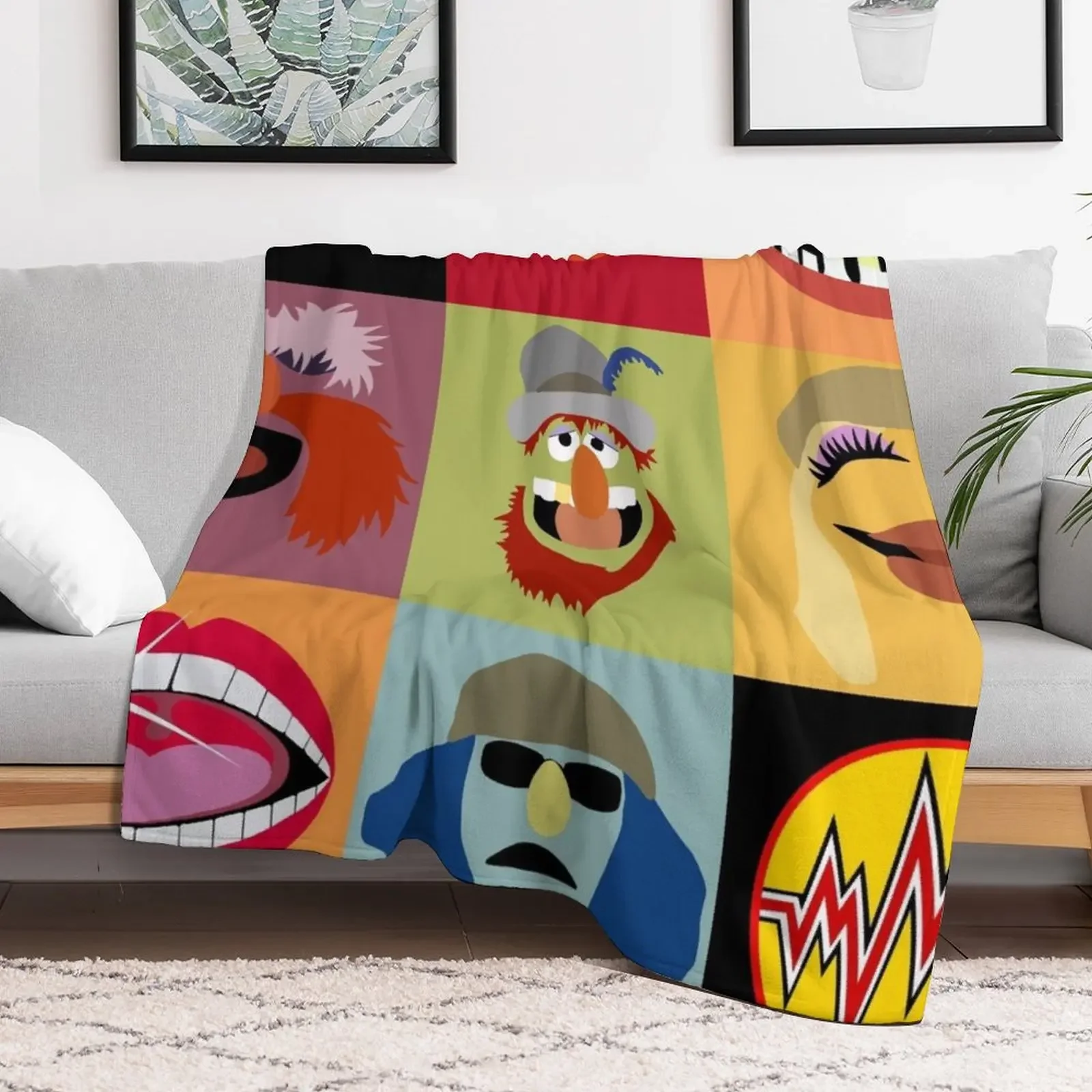 Dr. Teeth and the Electric Mayhem Throw Blanket Warm Cute Luxury Brand Blankets