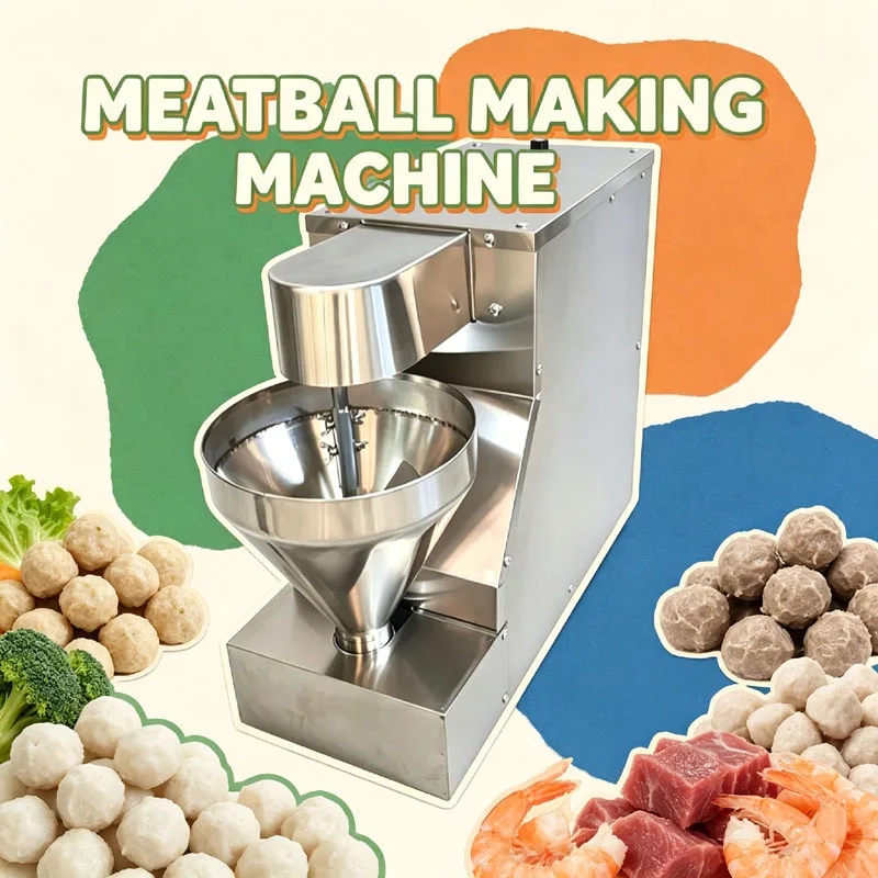 Electric Meatball Forming Machine Commercial Automatic Meatball Making Machine For Vegetable Lamb Beef Squid Balls