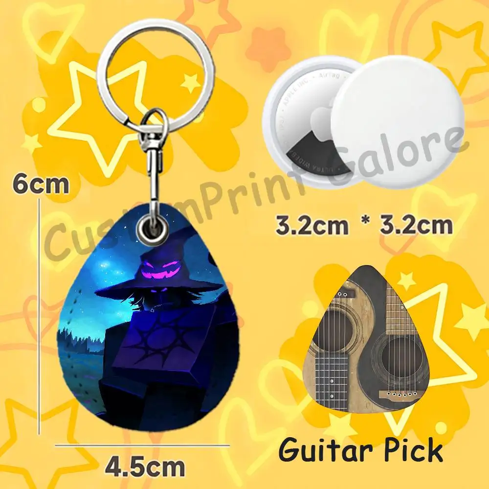 A-Azure F-ForsakenES Mini Leather Bag Essential Oil Diffuser Keyring For  S-SmartTag Stable Guitar Pick Storage