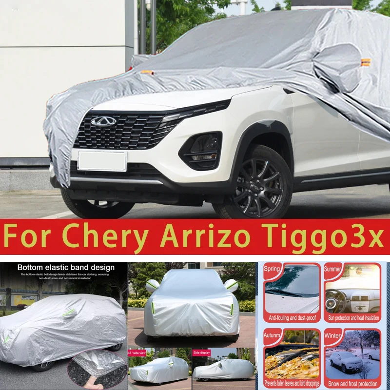 

For Chery Arrizo Tiggo3x Outdoor Protection Full Car Covers Snow Cover Sunshade Waterproof Dustproof Exterior Car accessories