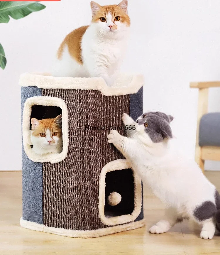 Integrated four-season universal multi-cat family winter warm closed