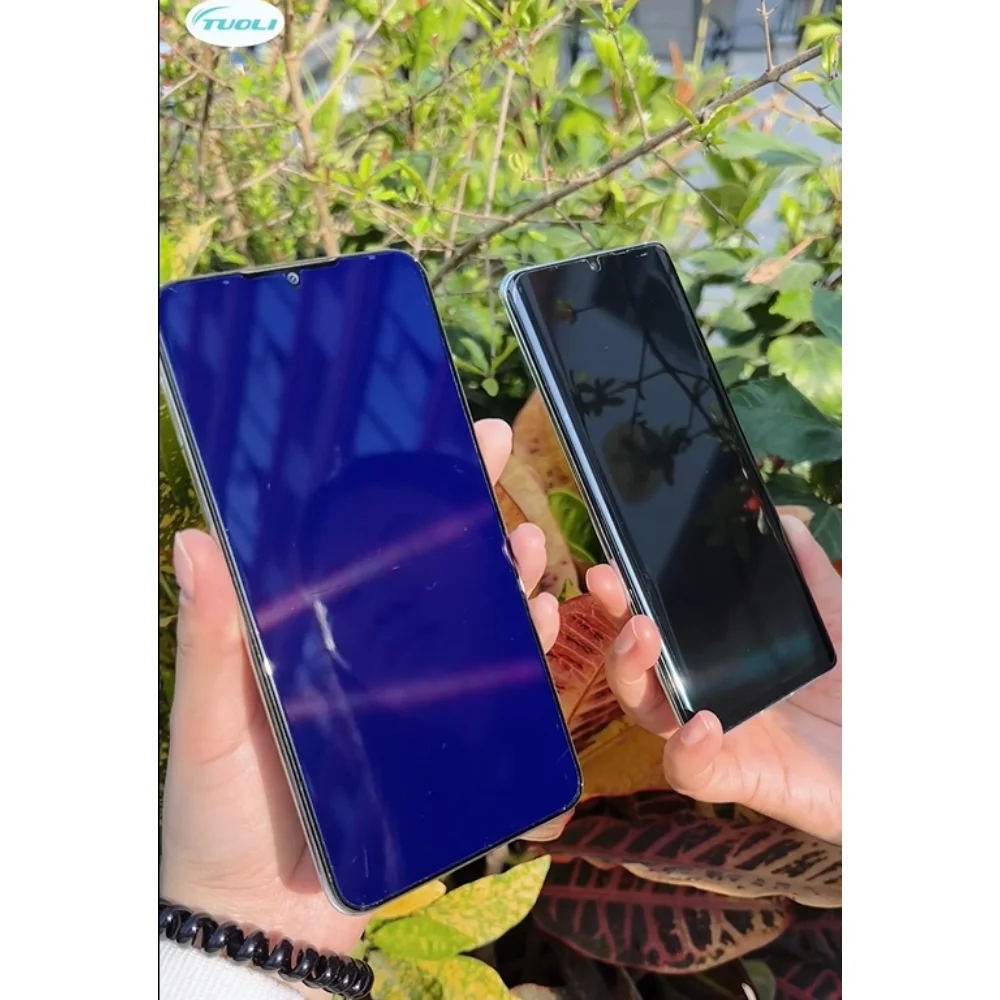 TUOLI 50 قطعة TL-1812B مكافحة الأزرق بالجملة فليكس Tpu TL168 TL568 TL518 قطع هيدروجيل فيلم حامي الشاشة ل ممن لهم فيفو آيفون