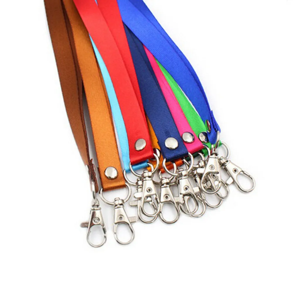 Hanging Neck Rope Mobile Phone Straps Camera USB Holder  Lanyard for iPhone ID Pass Card Name Badge Holder Keys Metal Clip