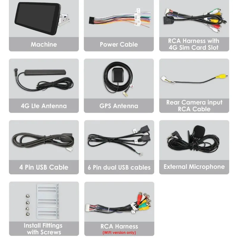 10.1 بوصة أندرويد شاشة كبيرة آلة عامة 1din سيارة الملاح الدورية تهز رئيس آلة عالية الوضوح عكس آلة