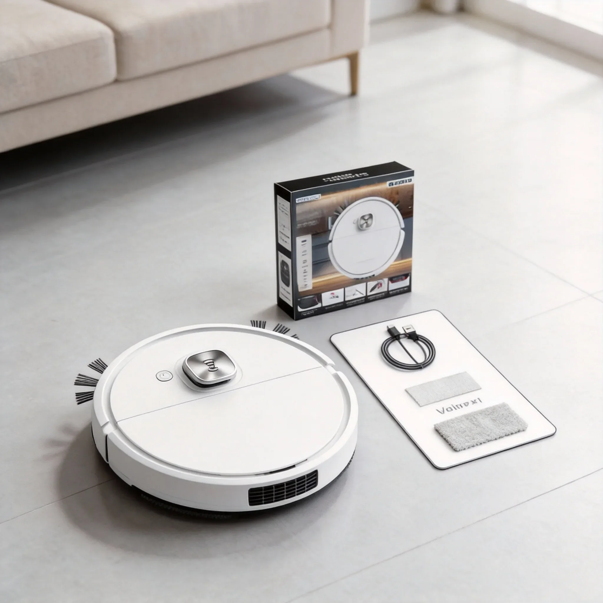 3-in-1 Smart Vacuum Cleaner Scanning Dragging Integrated Automatic Vacuuming Sweeping Mopping For Household Floor Cleaning Kit