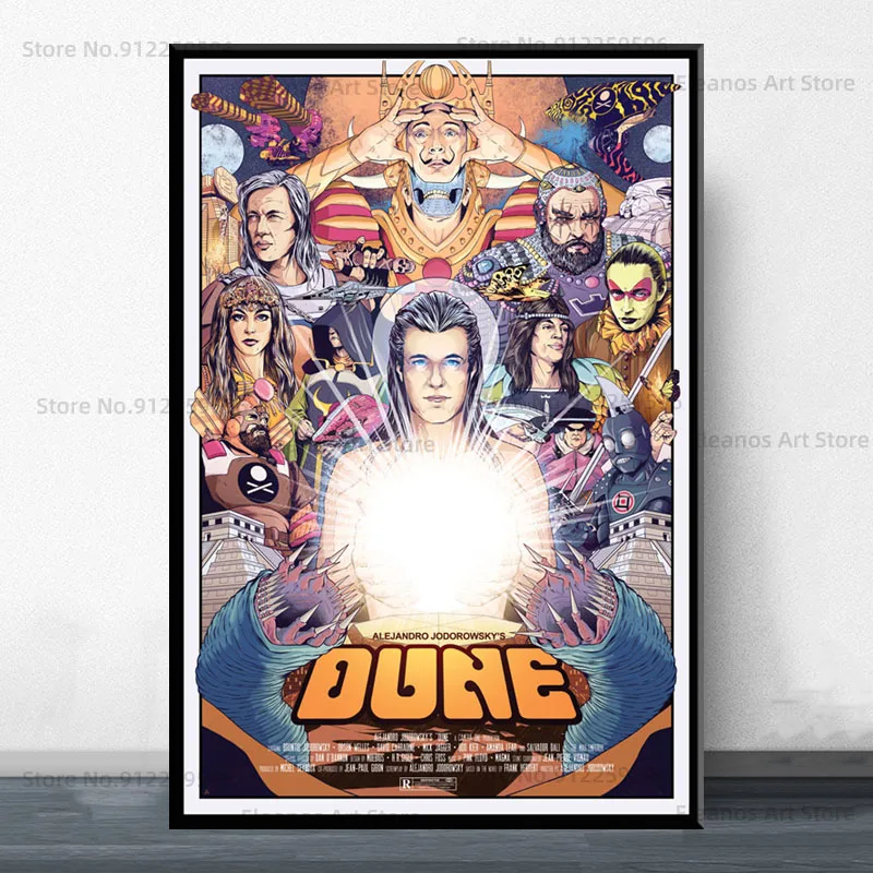 Jodorowsky's Dune Classci Sci-Fi Movie Art Canvas Poster Home Decor