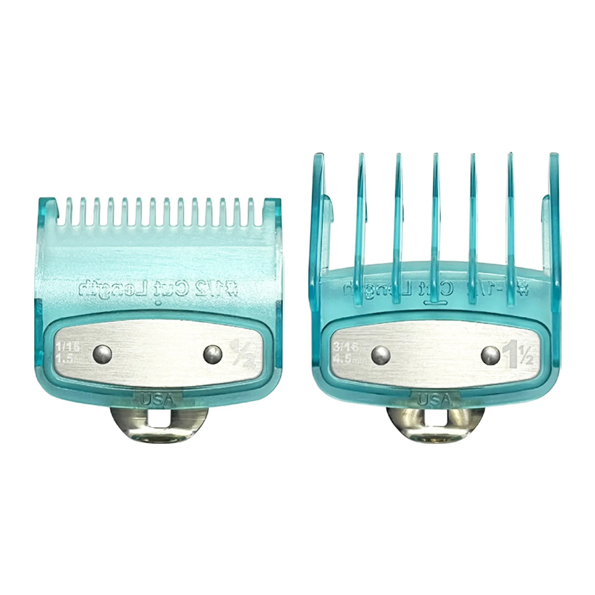 2Pcs Set Iron Buckle Limit Comb Electric Clippers Positioning Comb Pro Cutting Guide Clipper Guard With Iron Buckle Limit Comb