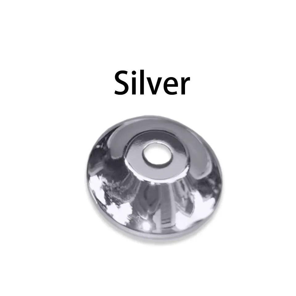 5Pcs Silver Gold Speaker Cover Light Fixture Accessories 50 * 14mm For DIY Dining Pendant Lamp Ceiling Lamp Table Light