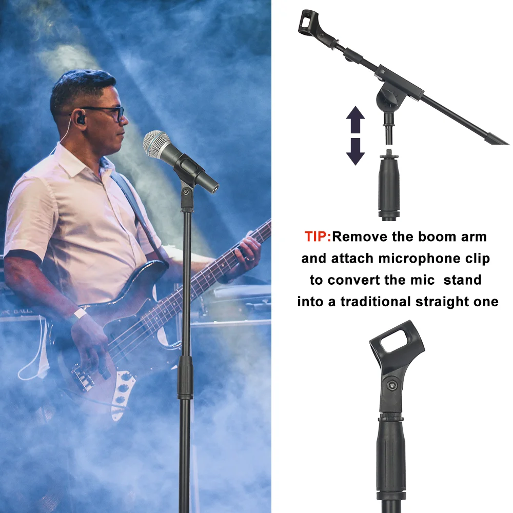 Microphone Stand Foldable Heav - đánh giá và giá Microphone Stand Boom Arm Floor
