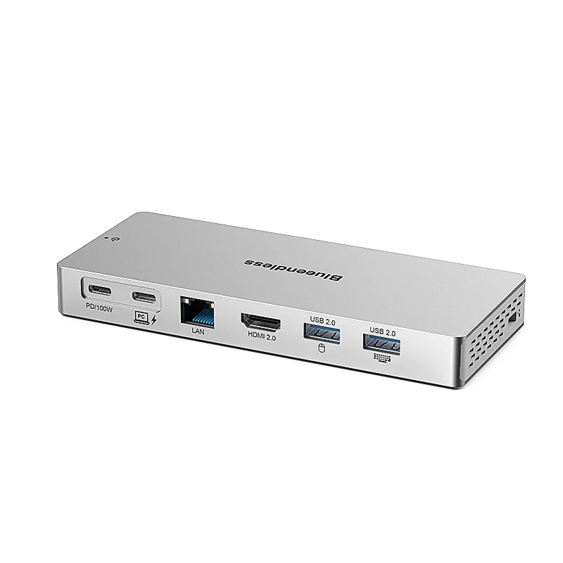 

Type-c docking station 4k60hz gigabit network port usb3.1 splitter notebook converter desktop docking station