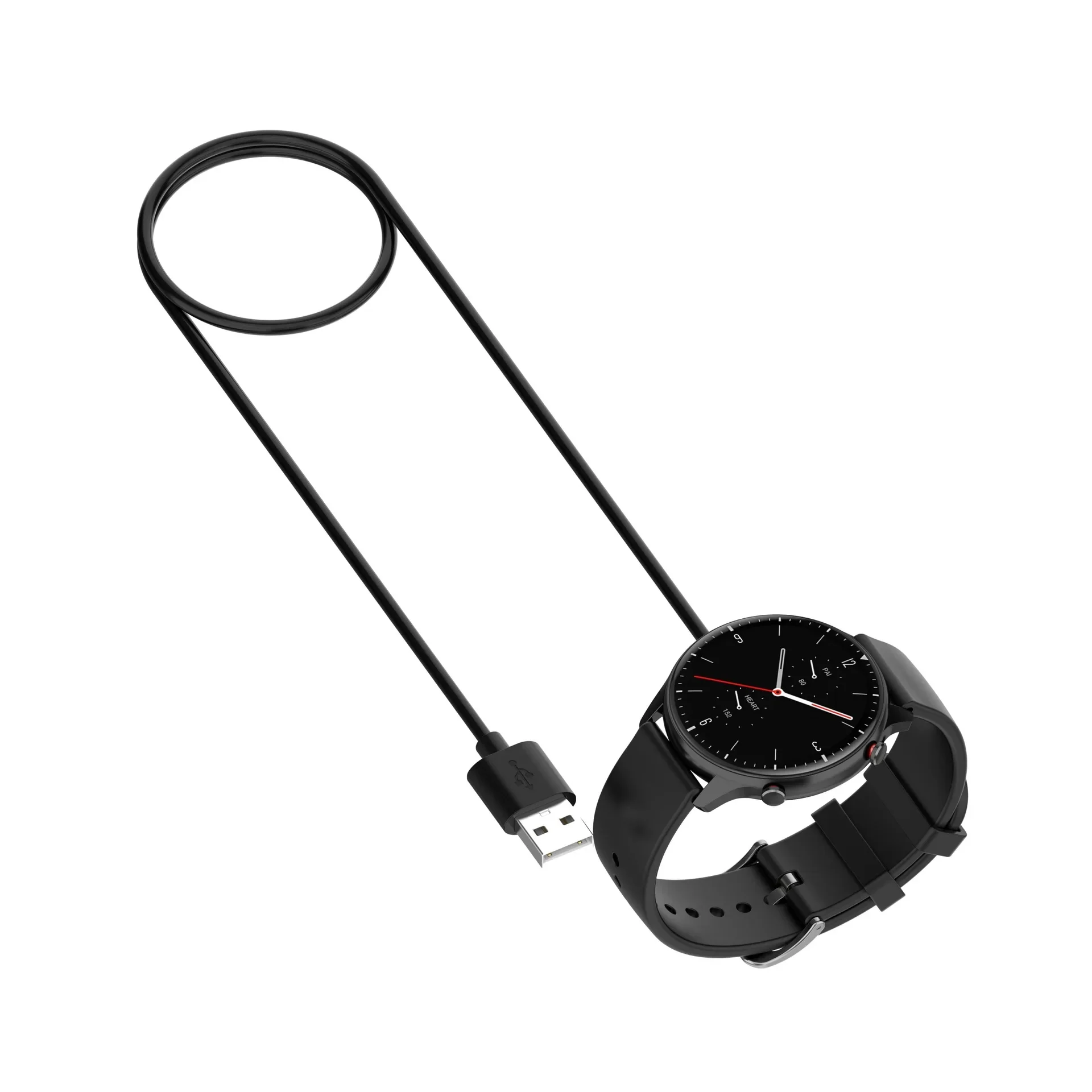 USB Charging Cable For Huami Amazfit T-Rex pro A2011/GTR 2e/Pop Pro/bip U/bip3/GTS2 mini Smartwatch