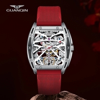 GUANQIN Men's Watches 2021 Top Brand Luxury Men Mechanical Wristwatches Automatic Watch For Men Waterproof Clock Montre Homme