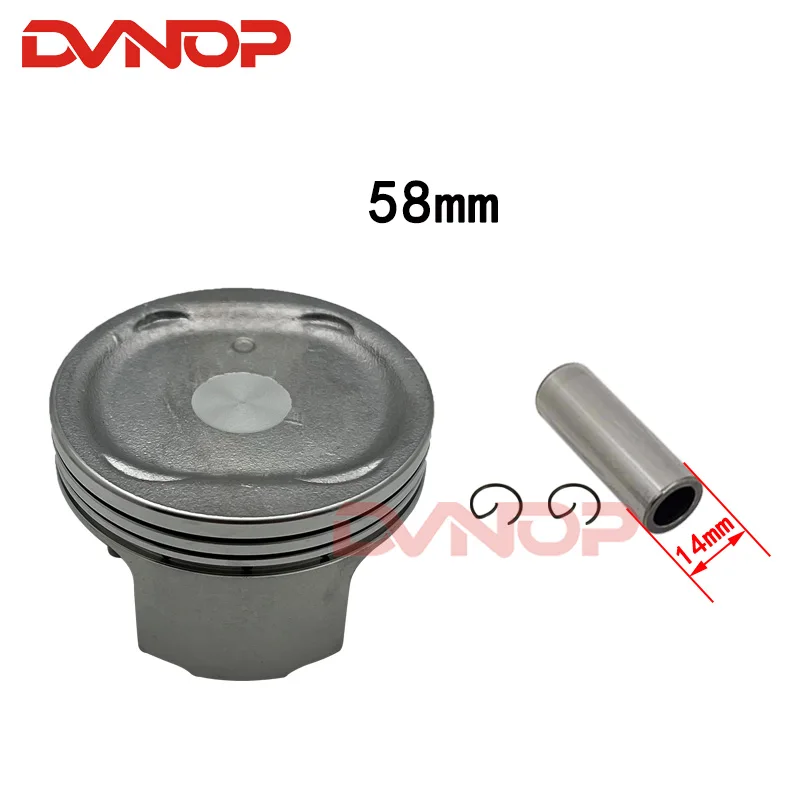 Scooter 58mm Piston Kit for Yamaha N max 155 NMAX Aerox 155cc 2DP-E1631-00 B63E160300 4-Stroke