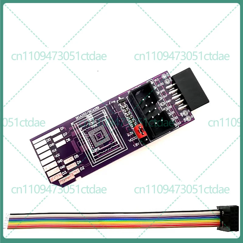 For RT809H BGA153 BGA169 EMMC 1.8V ISP Programming Adapter Board
