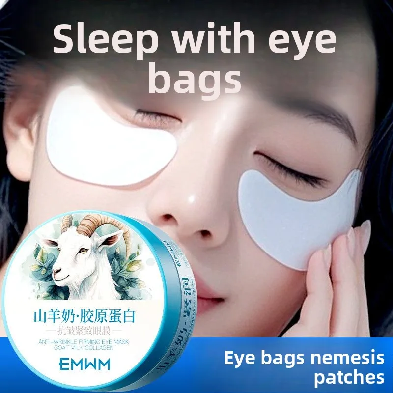 Revolutionary Goat Milk Eye Masks Infused with Hyaluronic Acid for Brightening, Tightening & Nourishing the Delicate Eye Area
