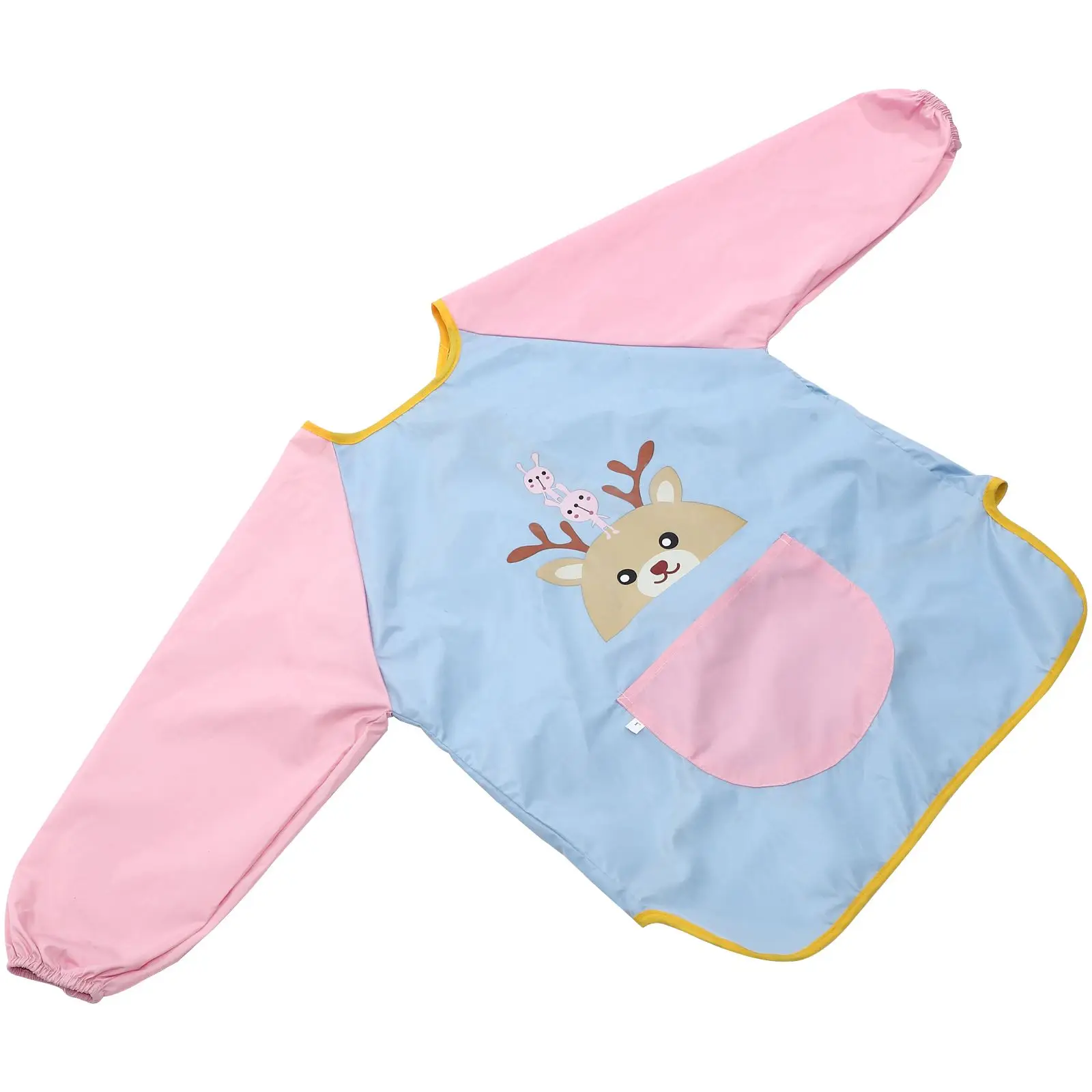 

Kids Apron Children Smocks Cartoon Toddler Overalls Long Sleeves Waterproof Painting Bibs Drawing Clothes Easy Clean Durable