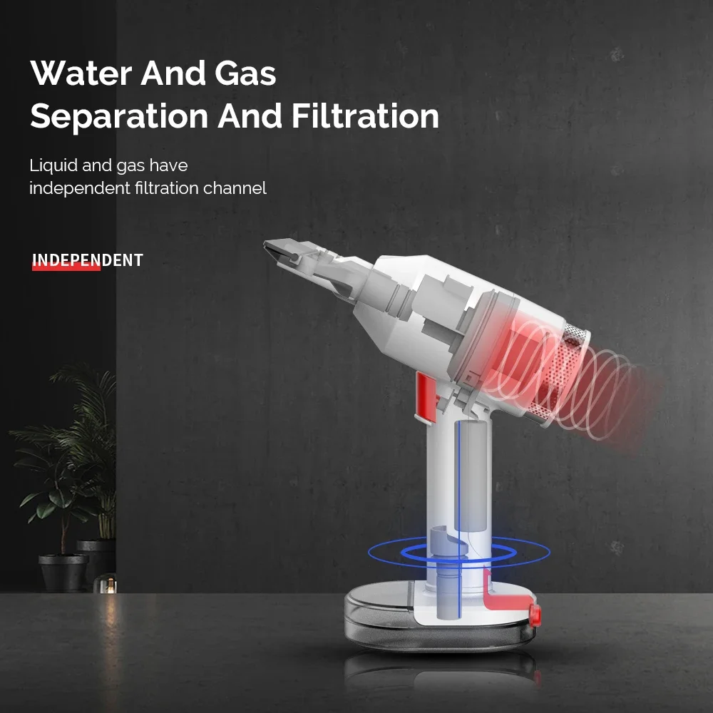 Electric Cordless Rechargeable Cleaning Equipment Window Vacuum Cleaner With Washer