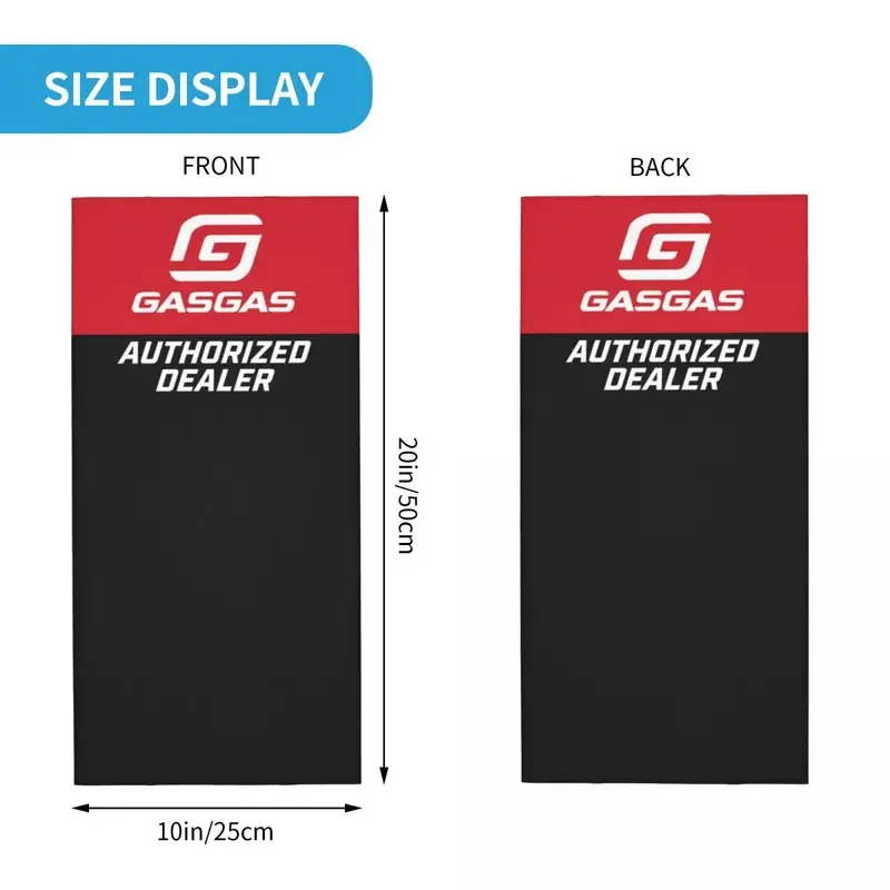 Gasgas-bandana estampada para motocicleta, máscara facial cálida para montar en bicicleta de montaña, enduro, unisex, todas las estaciones