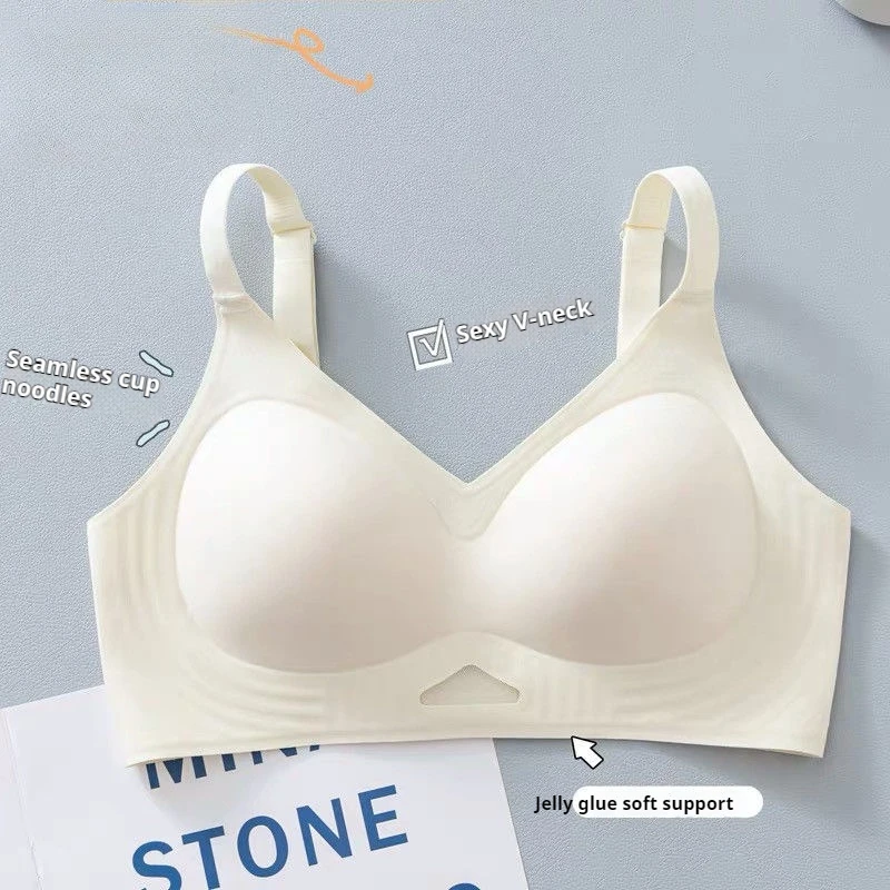 Ultra Comfort Seamless One-Piece Push-Up Bra - Gel-Cupped Wireless Design with Hand-Molded Support for Small Bust & All-Day Wear