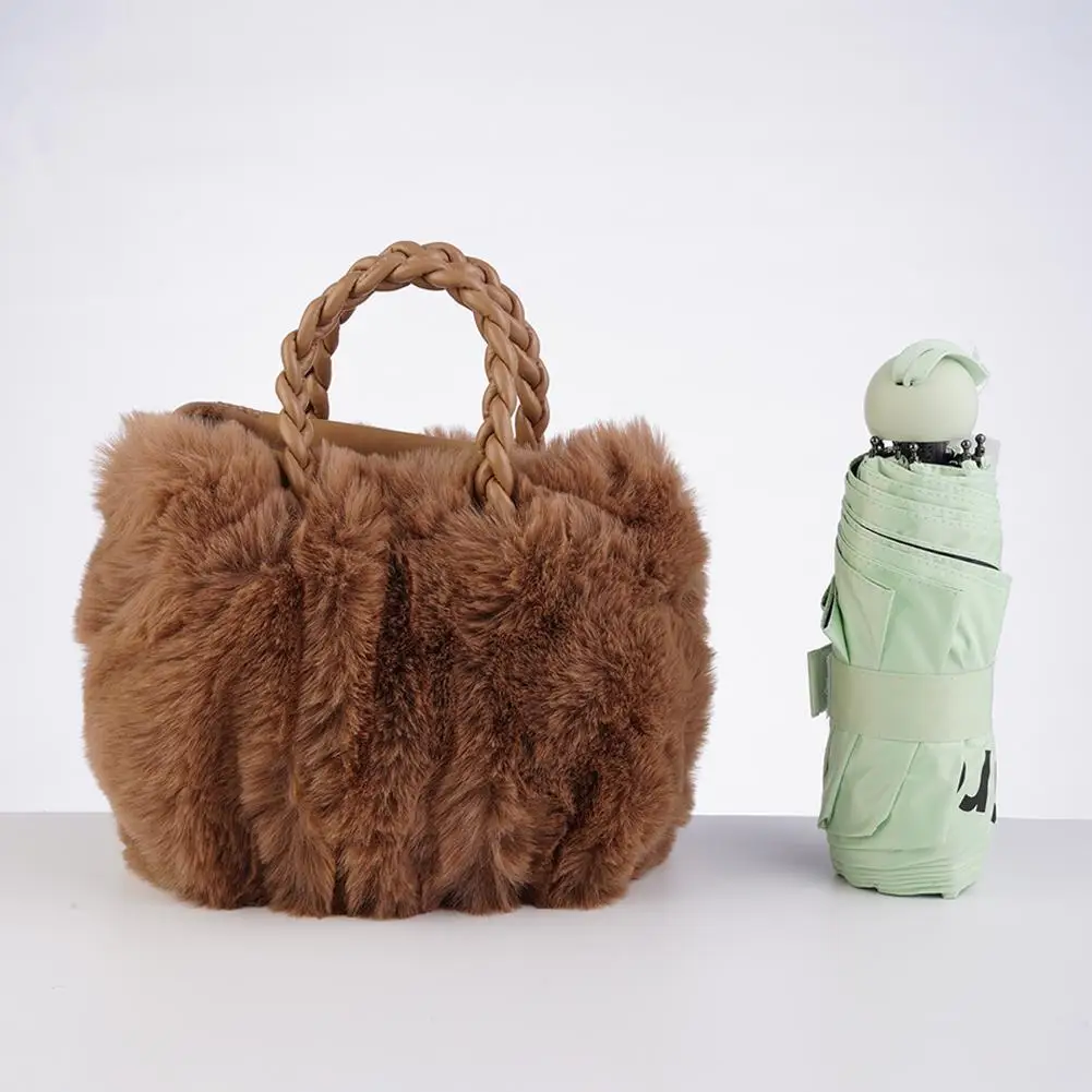 Cute Pumpkin Bag 2026 Autumn And Winter New Fashion Cloud Crossbody Bag Niche Design Sweet Girl Handbag Women's Brown Crossbody