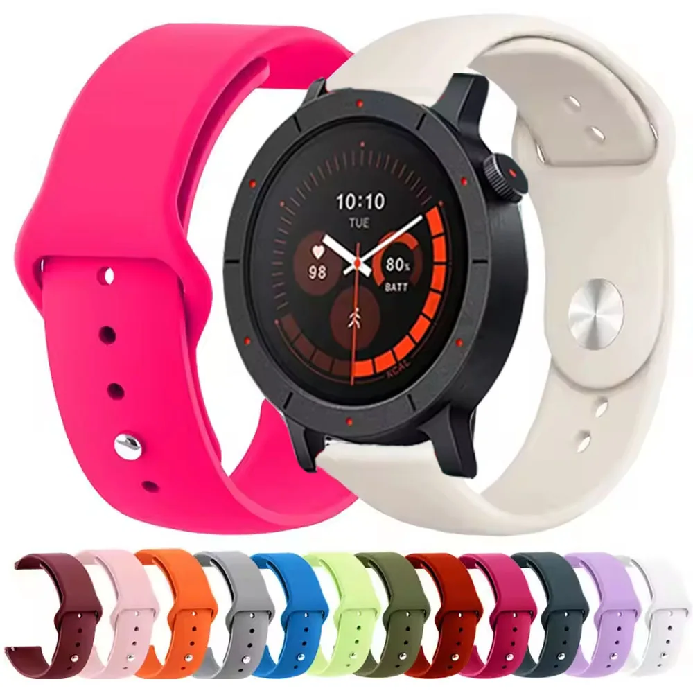 22 مللي متر سيليكون الفرقة ل CMF بواسطة لا شيء ساعة برو 3 2 1 لينة الرياضة استبدال حزام ل Xiaomi ساعة S4 S3 S2 S1 سوار حزام الساعات