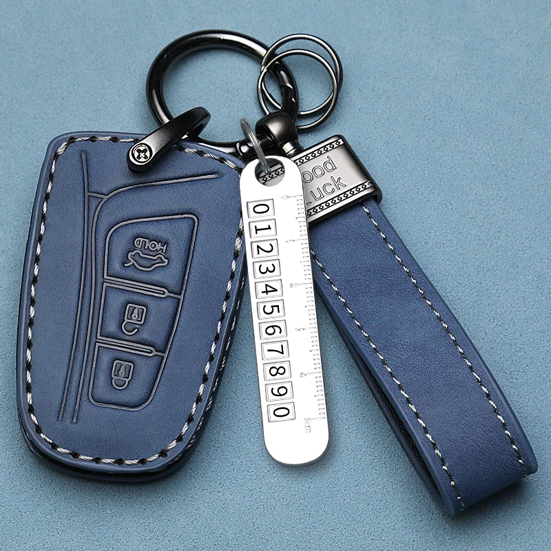 Car Key Case Cover for Hyundai Grand Santa Fe 3 DM Ix45 Ix35 Genesis DH Grandeur Azera HG Equus 2013 - 2016 Accessories