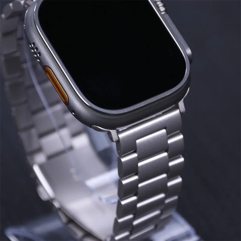 Stainless Steel Strap For Apple Watch Band 45mm Ultra 49mm 41mm 40mm 44mm 46mm Strap Metal Bracelet For Iwatch Series 10 9 42mm