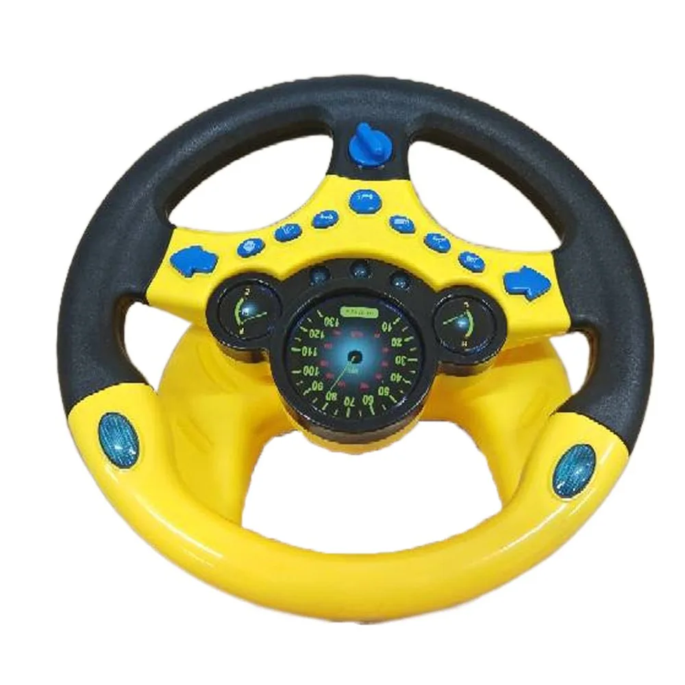

360 ° Rotation Simulation Steering Wheel Montessori Multi Functional Steering Wheel Vocal Interactive Early Education