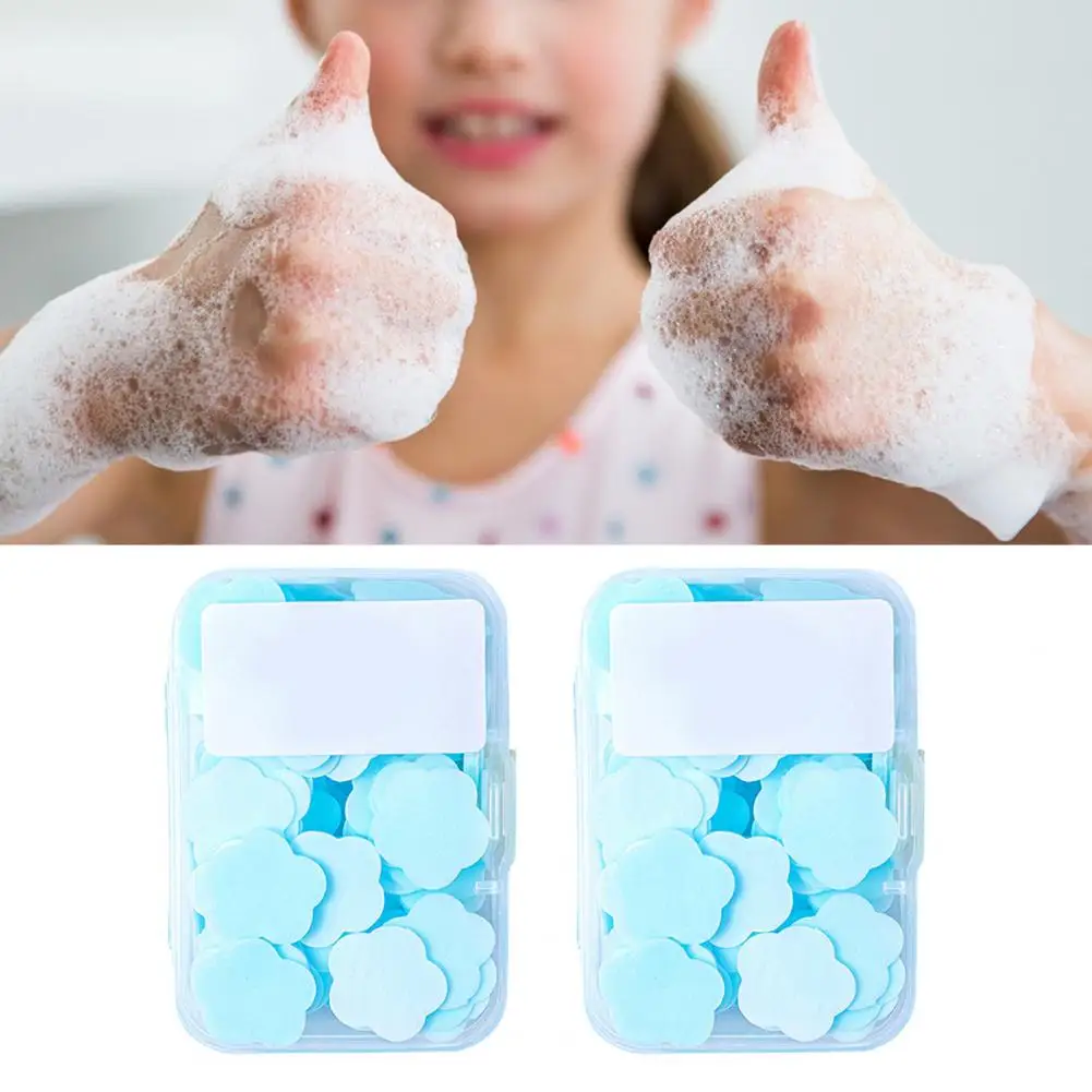 Soap Sheet 4 Box Allergy Free Deeply Moisturizing Disposable  Children\'s Hand Washing Soap Paper Bathroom Supplies